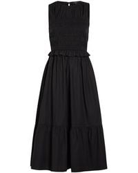 Rails - Rialto Smocked Cotton Midi Dress - Lyst