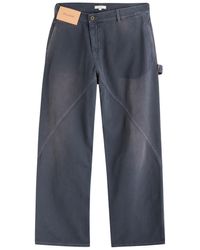 JW Anderson - Twisted Workwear Straight-Leg Denim Jeans - Lyst