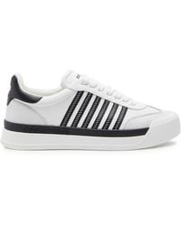 DSquared² - New Jersey Panelled Leather Sneakers - Lyst