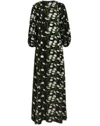 BERNADETTE - Daisy Floral-print Silk Maxi Dress - Lyst