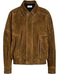 Nour Hammour - Dalma Suede Jacket - Lyst