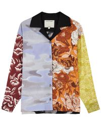 MERYLL ROGGE - Patchwork Printed Silk-Blend Shirt - Lyst
