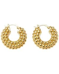 Missoma - Baya 18Kt-Plated Hoop Earrings - Lyst