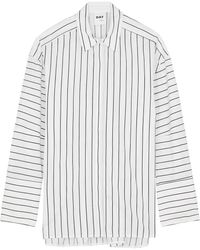 Day Birger et Mikkelsen - Julianna Striped Cotton-blend Poplin Shirt - Lyst