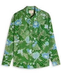 Hannah Artwear - Stevie Printed Silk Shirt - Lyst