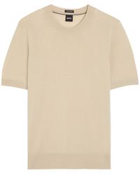BOSS - Umauro Fine-Knit Wool T-Shirt - Lyst