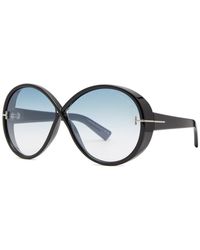 Tom Ford - Edie2 Oversized Round-frame Sunglasses - Lyst
