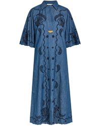 green emerald velvet dress Casual Floral Printed Halter Long Dress main image 1
