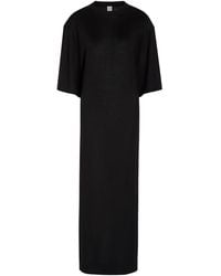 TOTEME - Fine-Knit Wool Maxi Tee Dress - Lyst