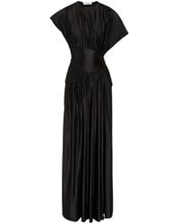 Rabanne - Gathered Stretch-Jersey Gown - Lyst
