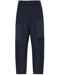 High - Figure Out Cropped Tapered Trousers - Lyst