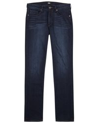 PAIGE - Lennox Slim-Leg Jeans, Jeans, Spandex - Lyst