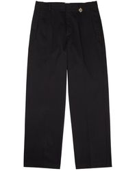 CASABLANCA - Straight-Leg Stretch-Cotton Trousers - Lyst
