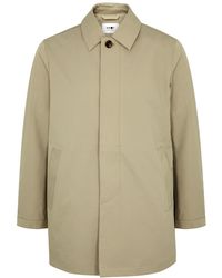 NN07 Synthetic Tyler Shell Trench Coat in Sage Green (Green) for Men - Lyst