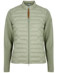 Moncler - Quilted Shell And Cotton Jacket - Lyst