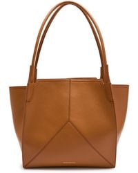 Victoria Beckham - Victoria Small Panelled Leather Tote - Lyst