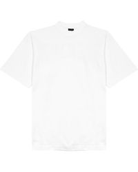 Balenciaga - Hand-Drawn Logo Cotton T-Shirt - Lyst