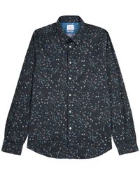 PS by Paul Smith - Floral-print Stretch-cotton Shirt - Lyst