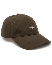 GANT - Shield Logo-Embroidered Cotton-Twill Cap - Lyst