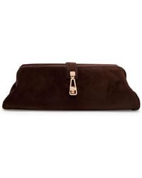 Gabriela Hearst - Baguette Suede Clutch Bag - Lyst