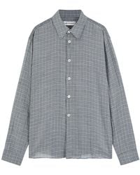 Our Legacy - Beyond Checked Voile Shirt - Lyst