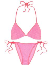 Hunza G - Gina Seersucker Bikini - Lyst