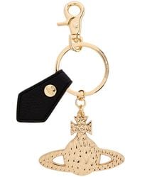 Vivienne Westwood - Hammered Orb Keyring - Lyst