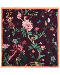 La DoubleJ - Foulard Printed Silk-Twill Scarf - Lyst
