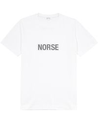 Norse Projects - Jakob Logo-print Cotton T-shirt - Lyst
