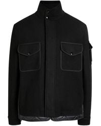 Moncler - Avoine Panelled Wool And Shell Jacket - Lyst