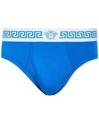 Versace - Stretch-Cotton Briefs - Lyst
