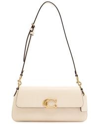 COACH - Jet Leather Shoulder Bag - Lyst