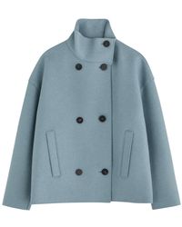 Harris Wharf London - Double-Breasted Wool Jacket - Lyst