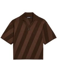 Jacquemus - Le Polo Maille Striped Close-Knit Polo Shirt - Lyst
