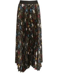 Alice + Olivia - Katzz Floral-Print Satin Maxi Skirt - Lyst