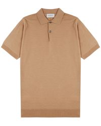 John Smedley - Payton Wool Polo Shirt - Lyst