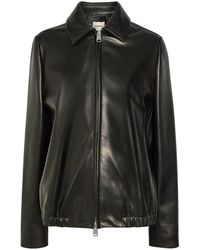 KHAITE - Jackson Leather Jacket - Lyst