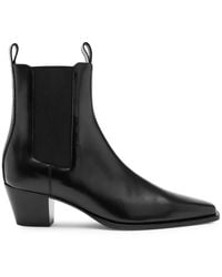 Totême - Totême The City 50 Leather Ankle Boots - Lyst