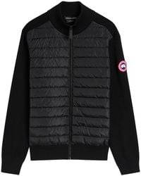 Canada Goose - Hybridge Quilted Shell And Wool Jacket - Lyst