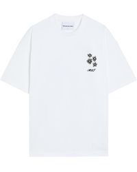 MKI Miyuki-Zoku - Hibiscus Printed Cotton T-Shirt - Lyst