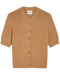 KHAITE - Nora Stretch-Cashmere Cardigan - Lyst