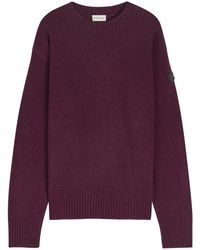 Moncler - Logo-Appliquéd Wool And Cashmere-Blend Jumper - Lyst