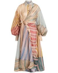 Zimmermann - Striped Pattern Dress - Lyst