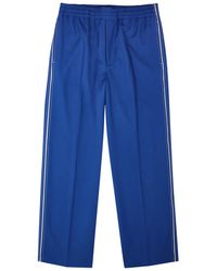 Gucci - Wool And Mohair-blend Track Pants - Lyst