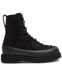 Stone Island - Suede Hiking Boots - Lyst