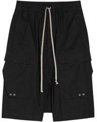 Rick Owens - Cargo Pods Cotton-Poplin Shorts - Lyst
