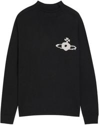 Vivienne Westwood - Fisherman Orb-Intarsia Wool Jumper - Lyst