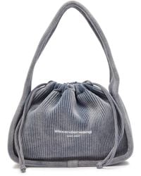 Alexander Wang - Ryan Ribbed-Knit Top Handle Bag - Lyst