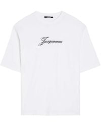 Jacquemus - Le T-Shirt Logo-Print Cotton T-Shirt - Lyst