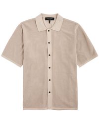 Rag & Bone - Payton Knitted Cotton Shirt - Lyst